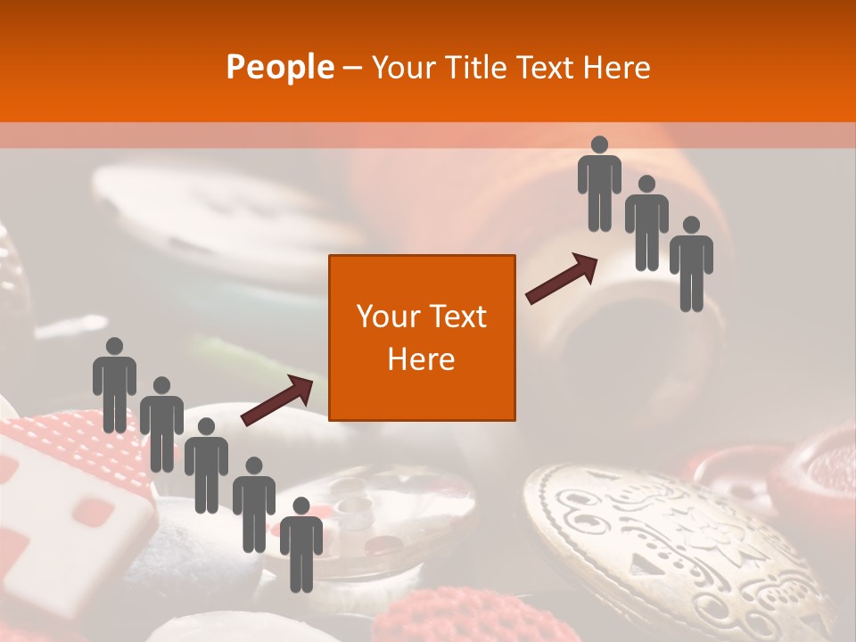 Close Up Patch Net PowerPoint Template