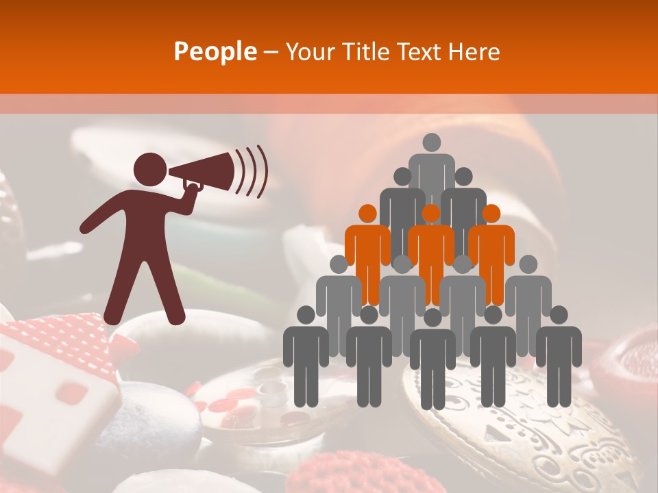 Close Up Patch Net PowerPoint Template