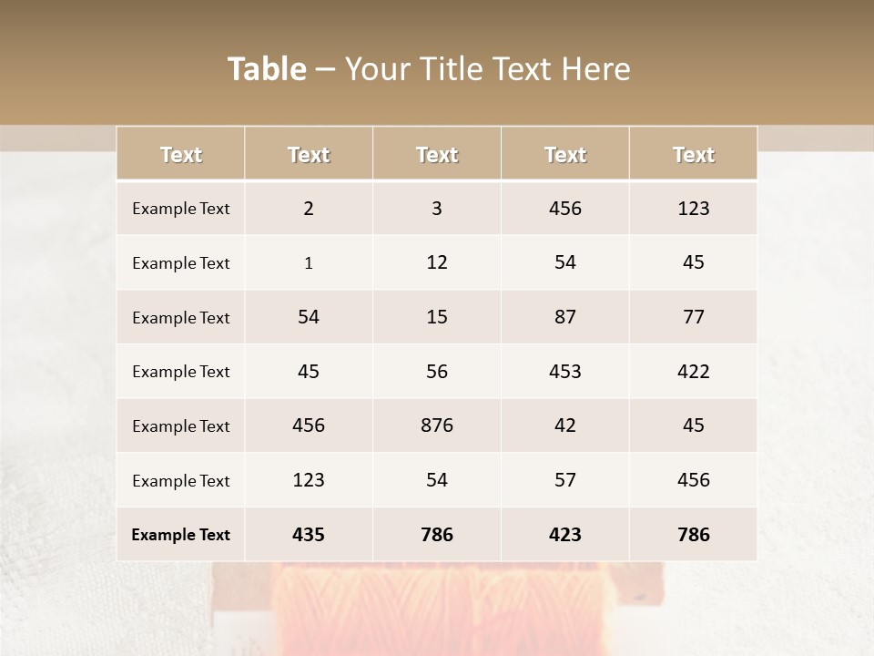 Tailor Blue Scissors PowerPoint Template