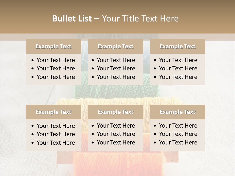 Tailor Blue Scissors PowerPoint Template