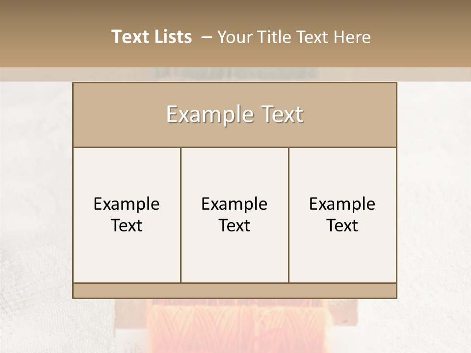 Tailor Blue Scissors PowerPoint Template