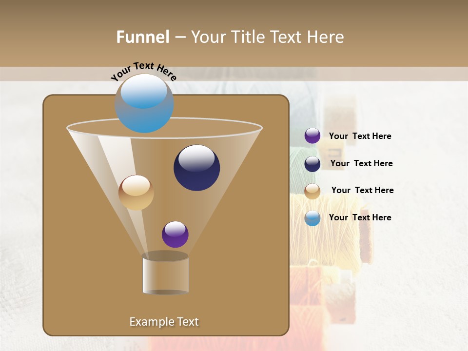 Tailor Blue Scissors PowerPoint Template