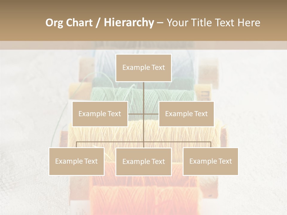 Tailor Blue Scissors PowerPoint Template