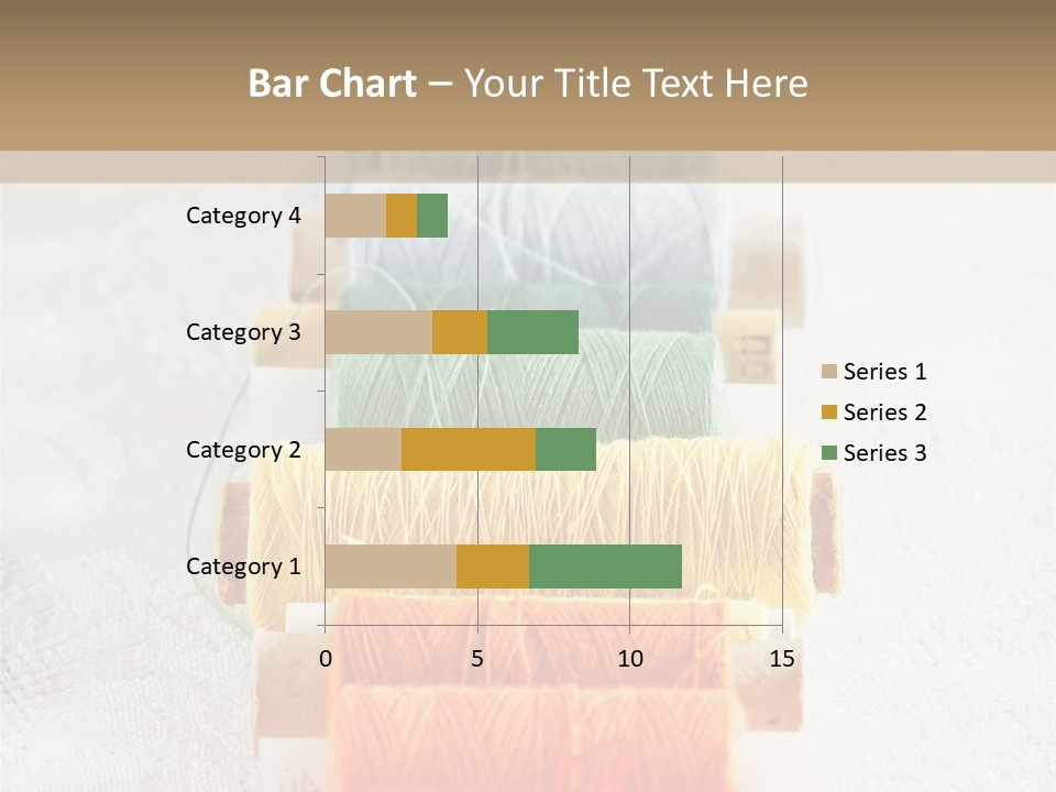 Tailor Blue Scissors PowerPoint Template