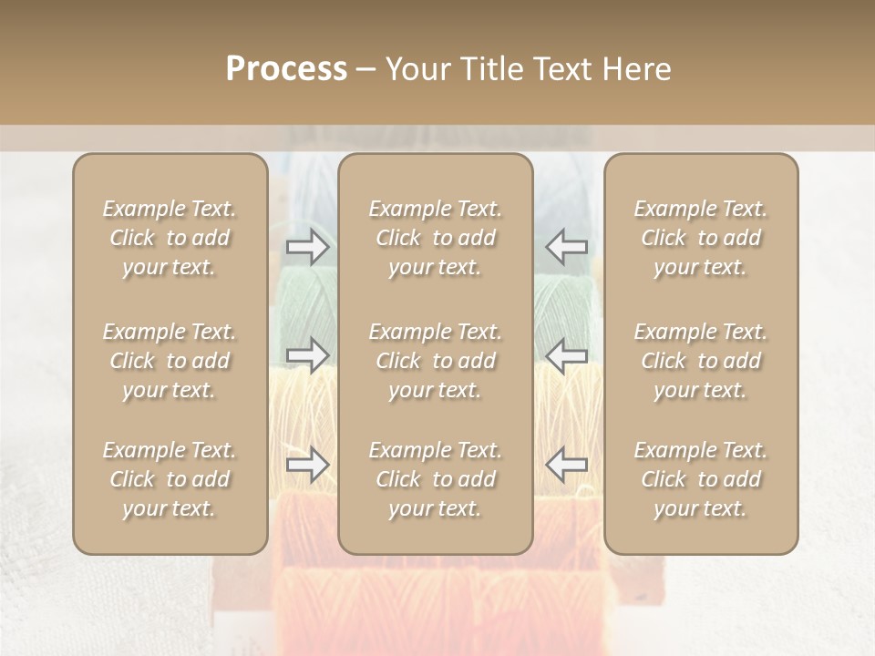 Tailor Blue Scissors PowerPoint Template