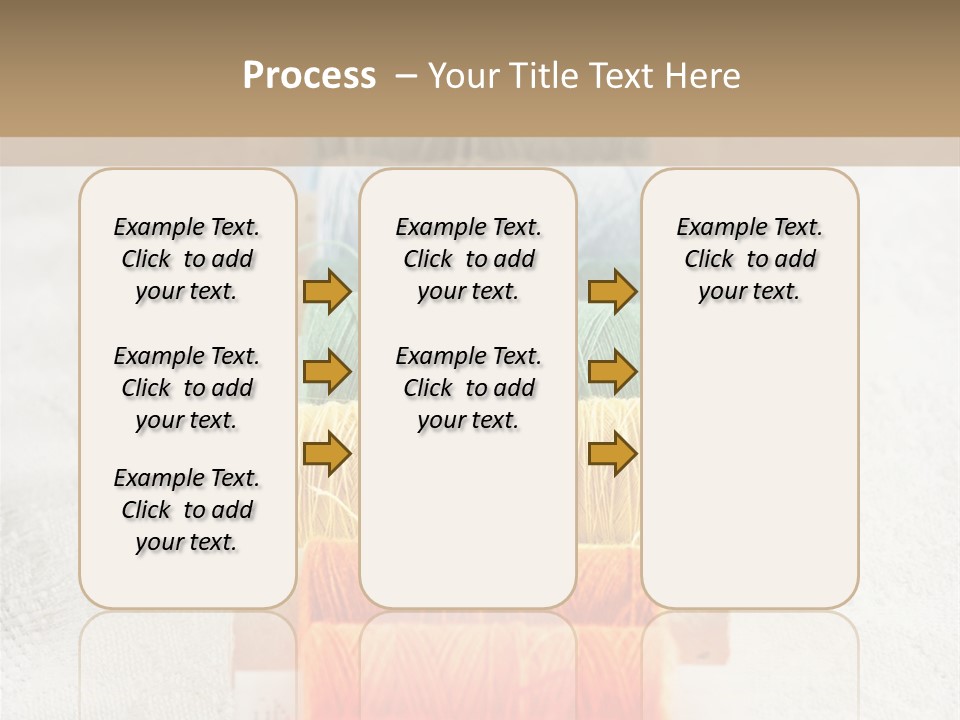 Tailor Blue Scissors PowerPoint Template