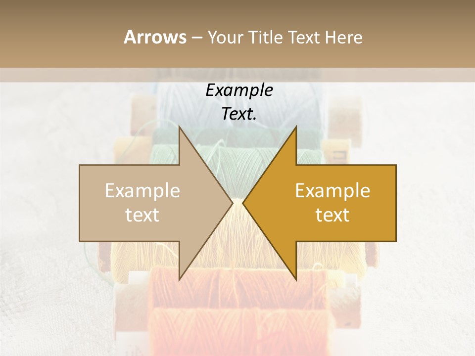 Tailor Blue Scissors PowerPoint Template