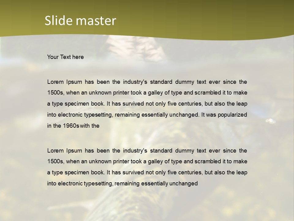 Flyfishing PowerPoint Template