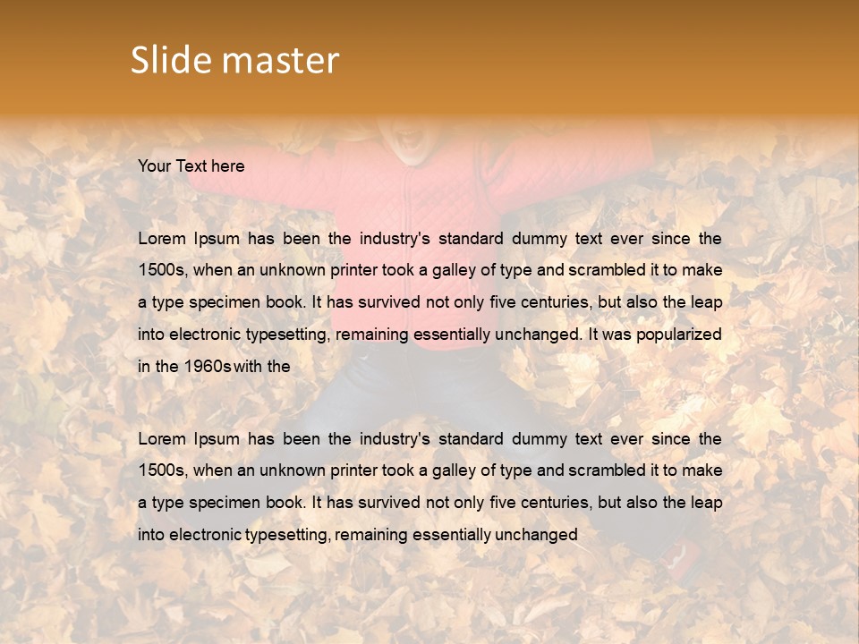 Excited Child PowerPoint Template