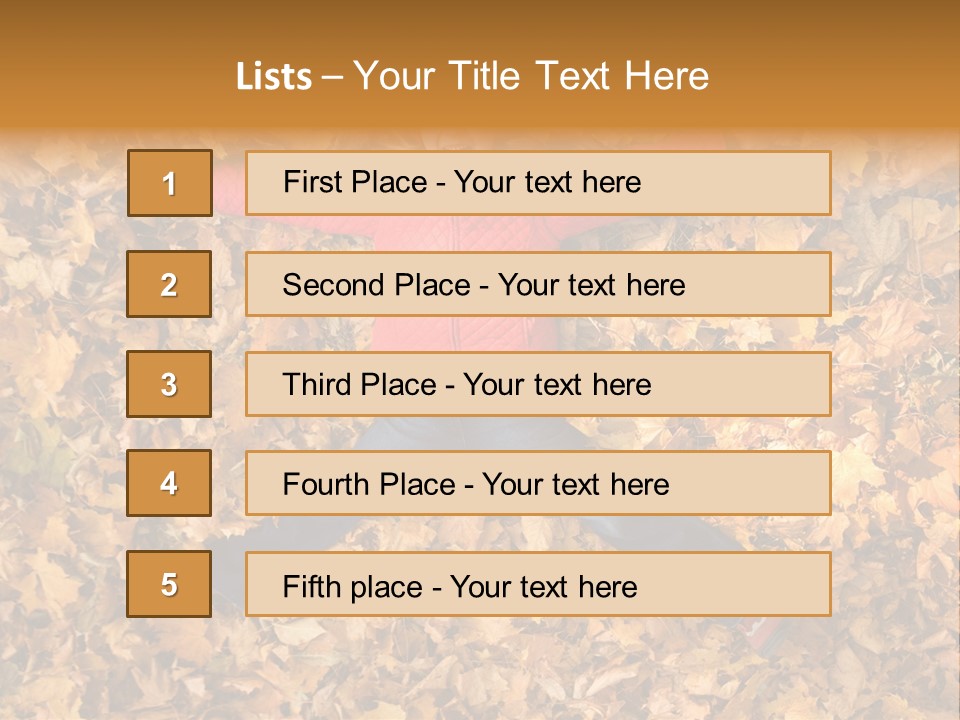 Excited Child PowerPoint Template