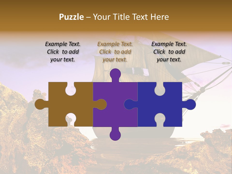 Ancient Ship PowerPoint Template