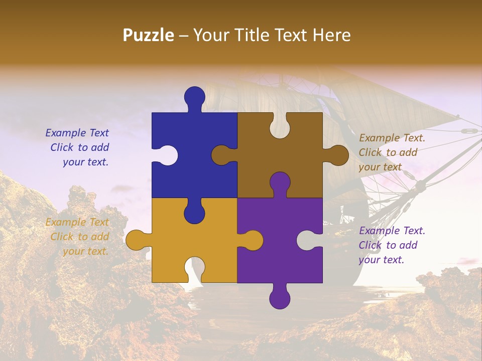 Ancient Ship PowerPoint Template