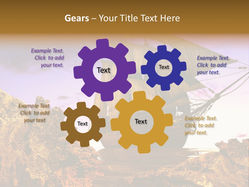 Ancient Ship PowerPoint Template