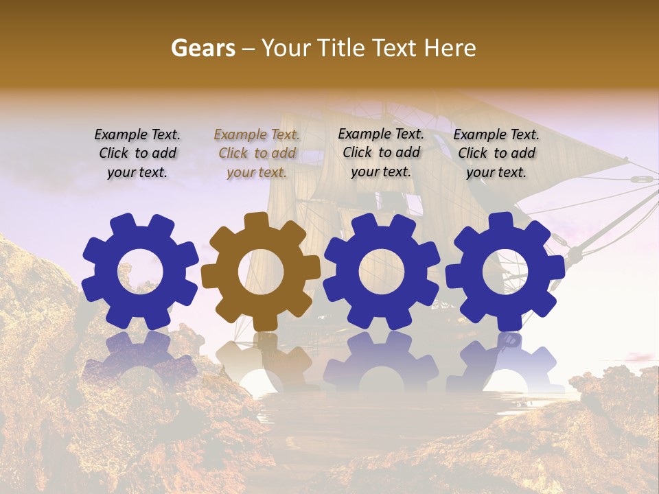 Ancient Ship PowerPoint Template