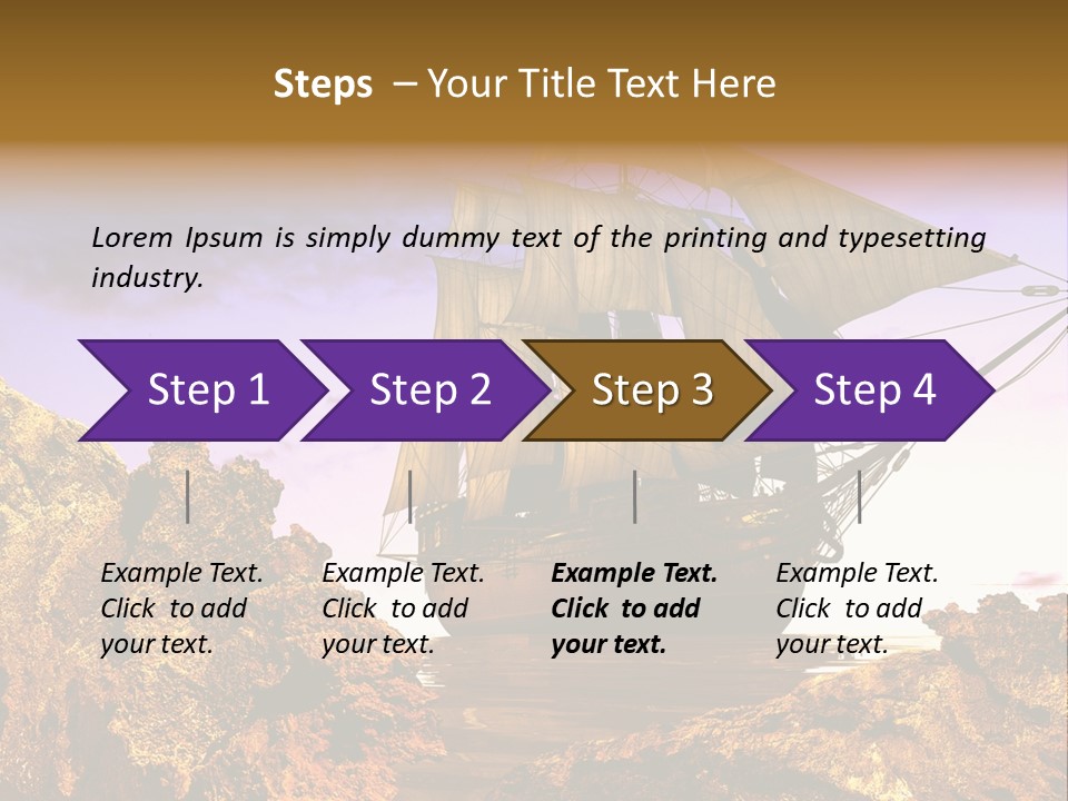 Ancient Ship PowerPoint Template