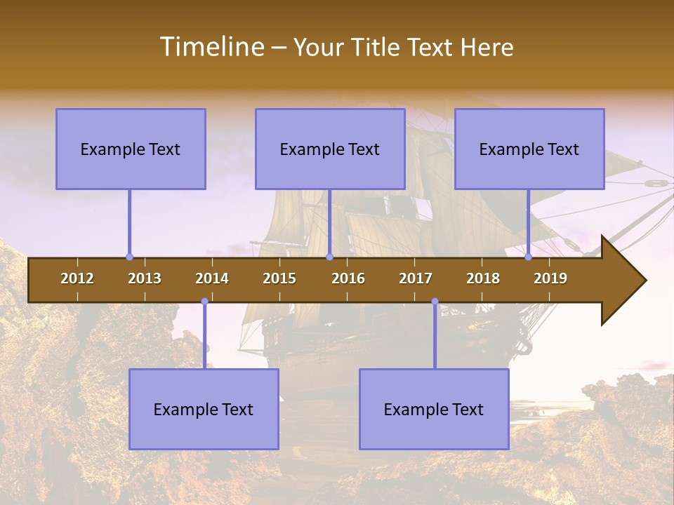 Ancient Ship PowerPoint Template