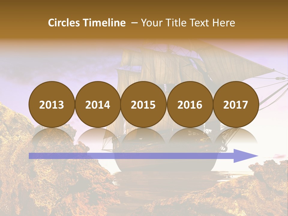 Ancient Ship PowerPoint Template