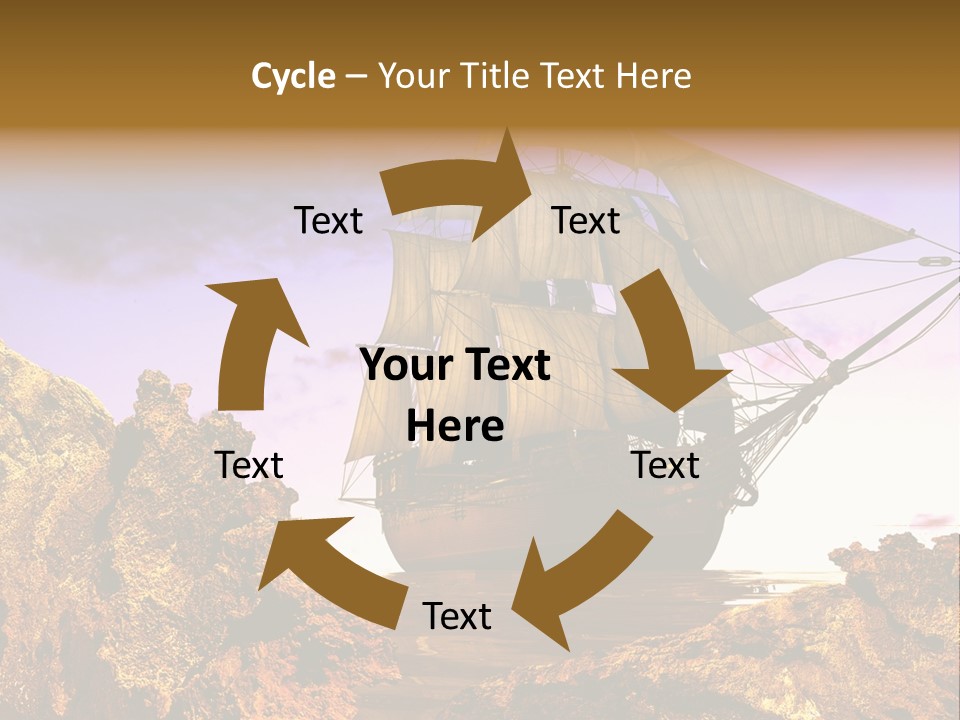 Ancient Ship PowerPoint Template