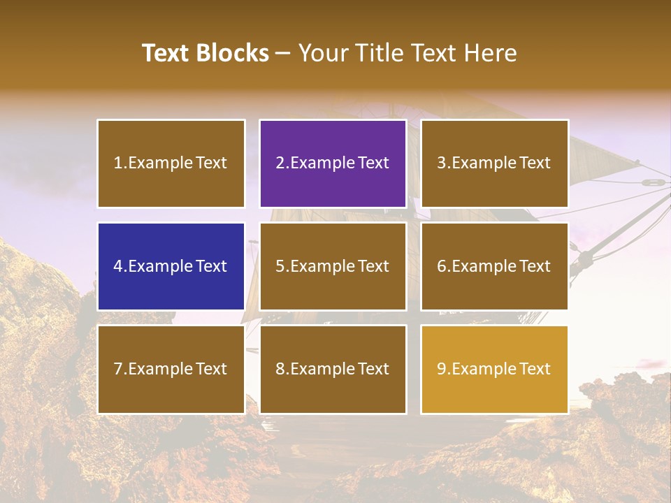 Ancient Ship PowerPoint Template