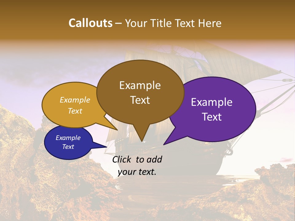 Ancient Ship PowerPoint Template