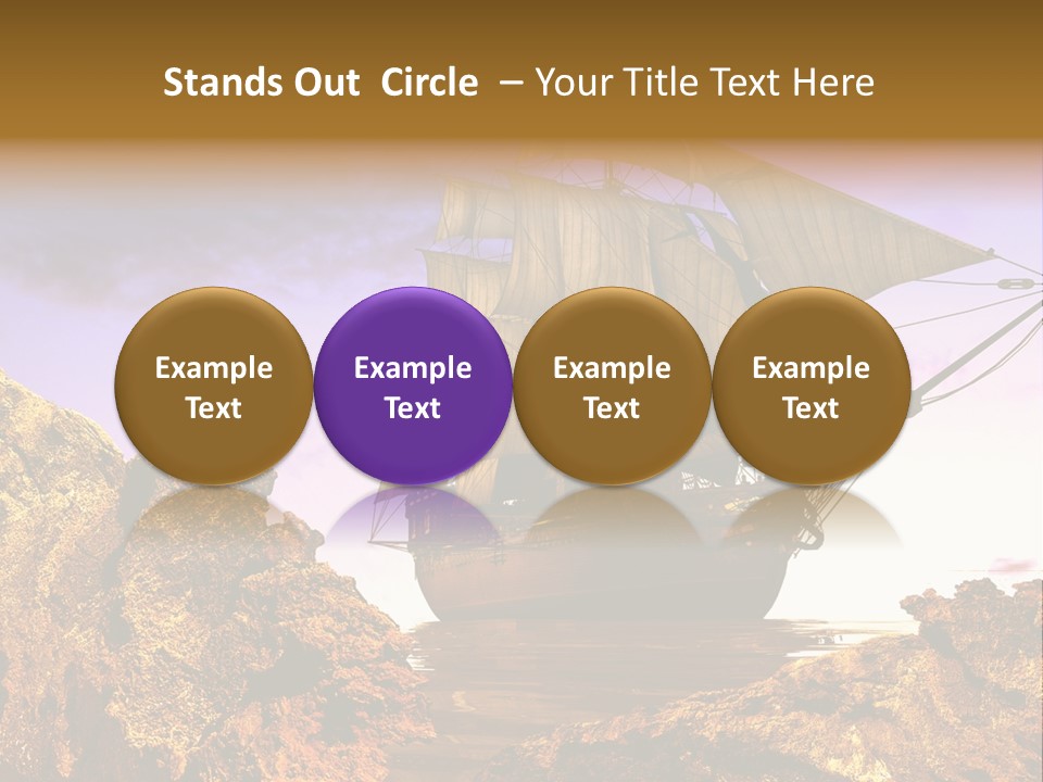 Ancient Ship PowerPoint Template