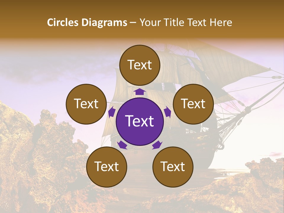 Ancient Ship PowerPoint Template