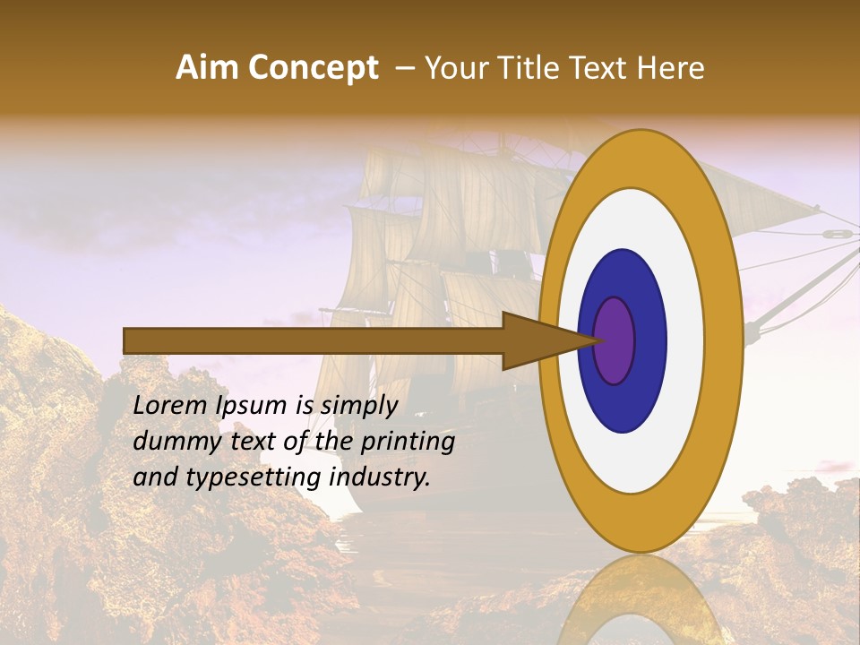 Ancient Ship PowerPoint Template