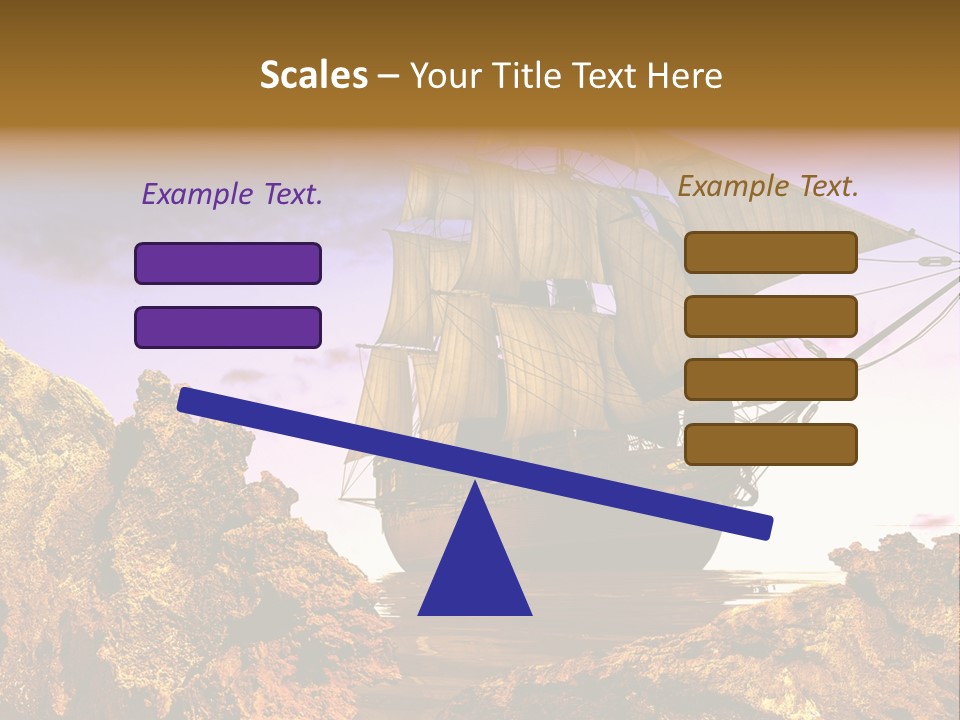 Ancient Ship PowerPoint Template