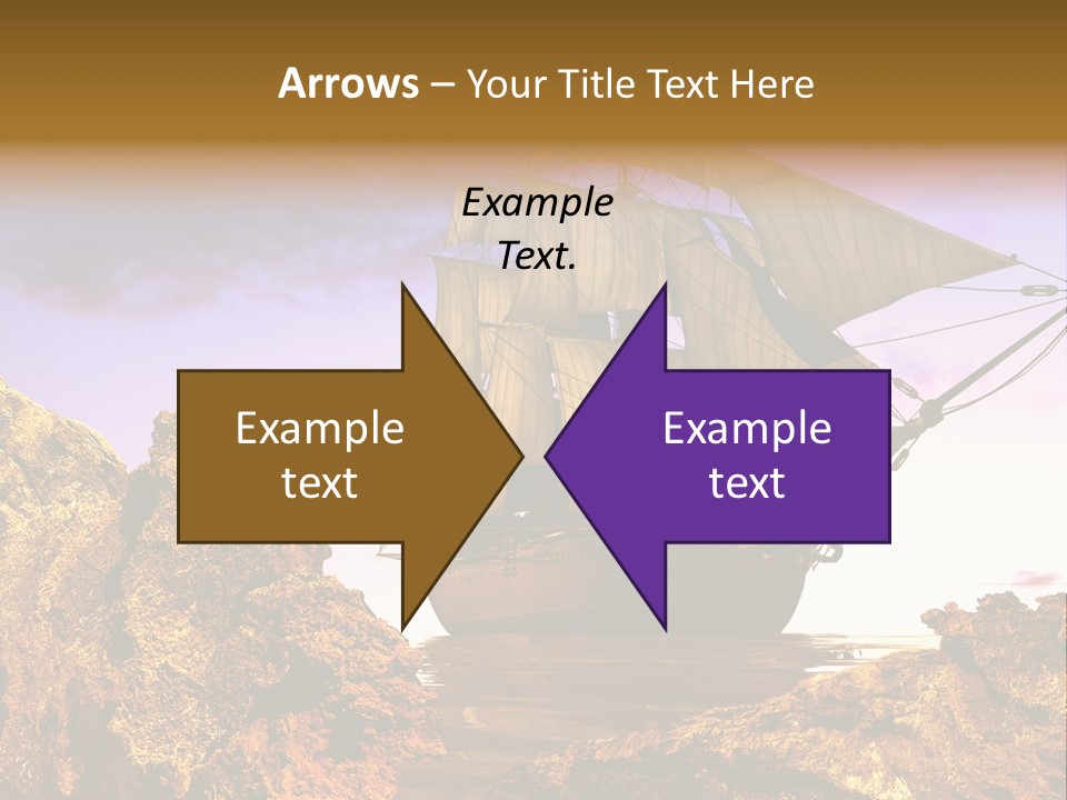 Ancient Ship PowerPoint Template