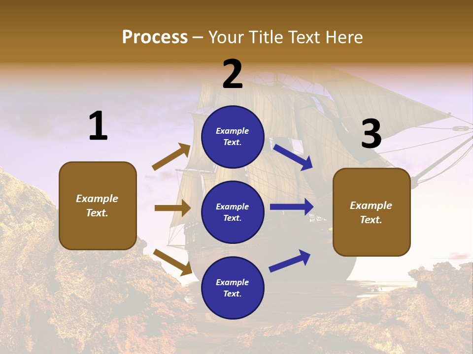 Ancient Ship PowerPoint Template