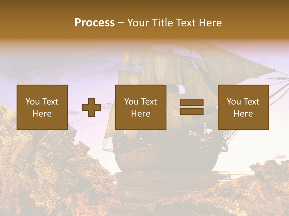 Ancient Ship PowerPoint Template