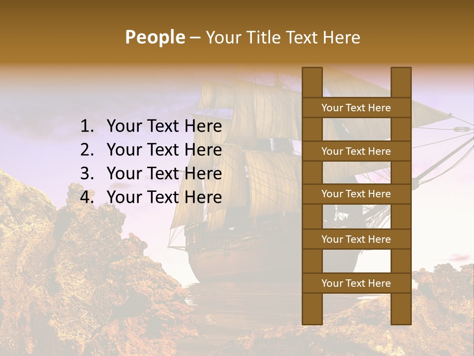 Ancient Ship PowerPoint Template