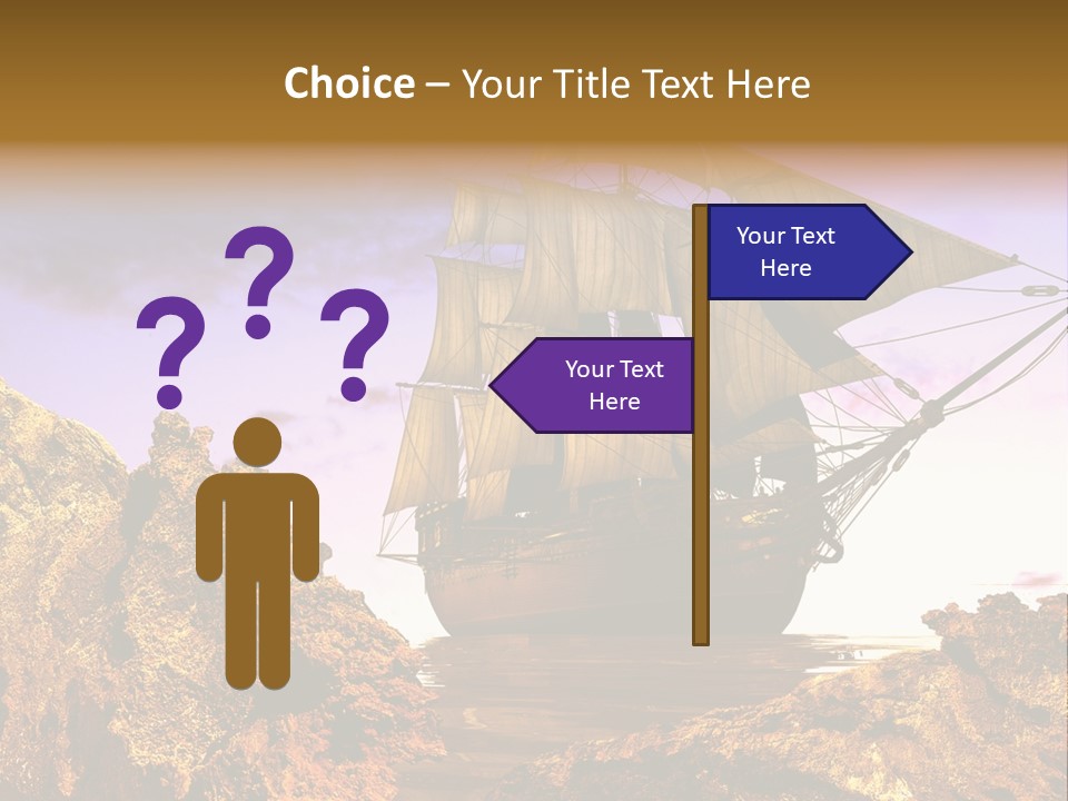 Ancient Ship PowerPoint Template