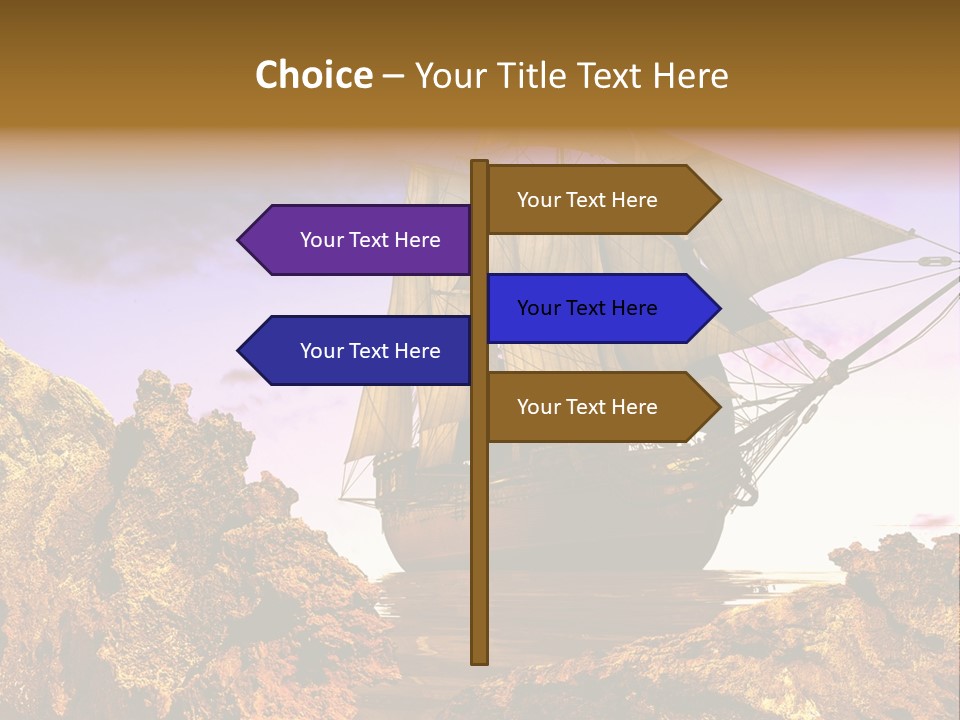 Ancient Ship PowerPoint Template