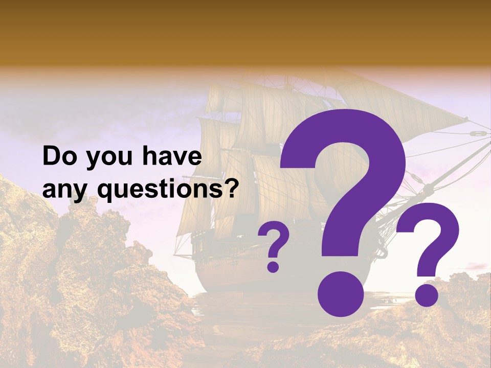 Ancient Ship PowerPoint Template