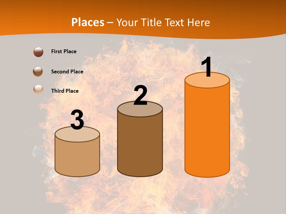 Explosion Black Background PowerPoint Template