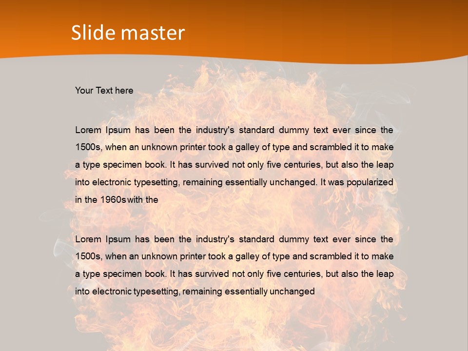 Explosion Black Background PowerPoint Template