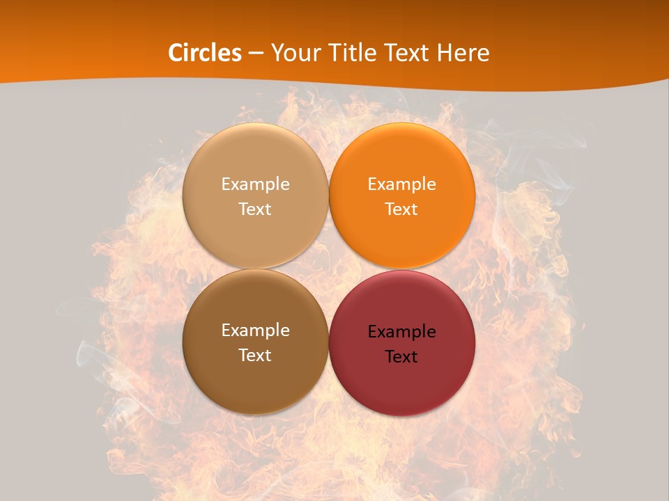 Explosion Black Background PowerPoint Template