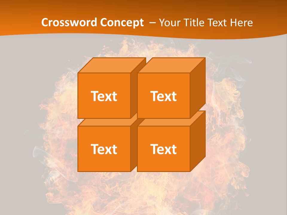 Explosion Black Background PowerPoint Template