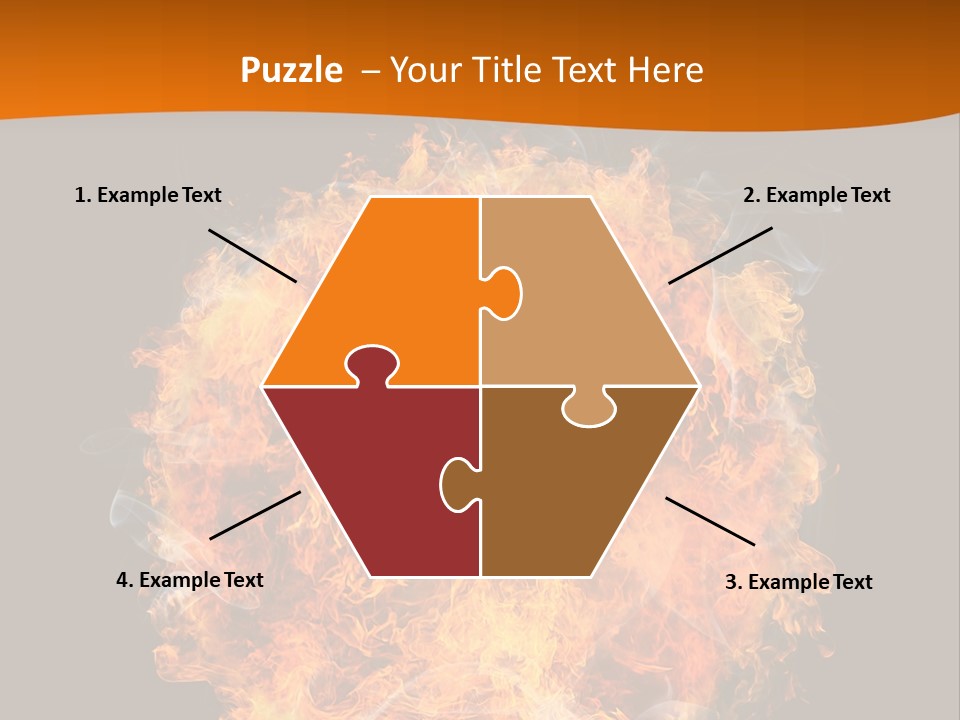 Explosion Black Background PowerPoint Template