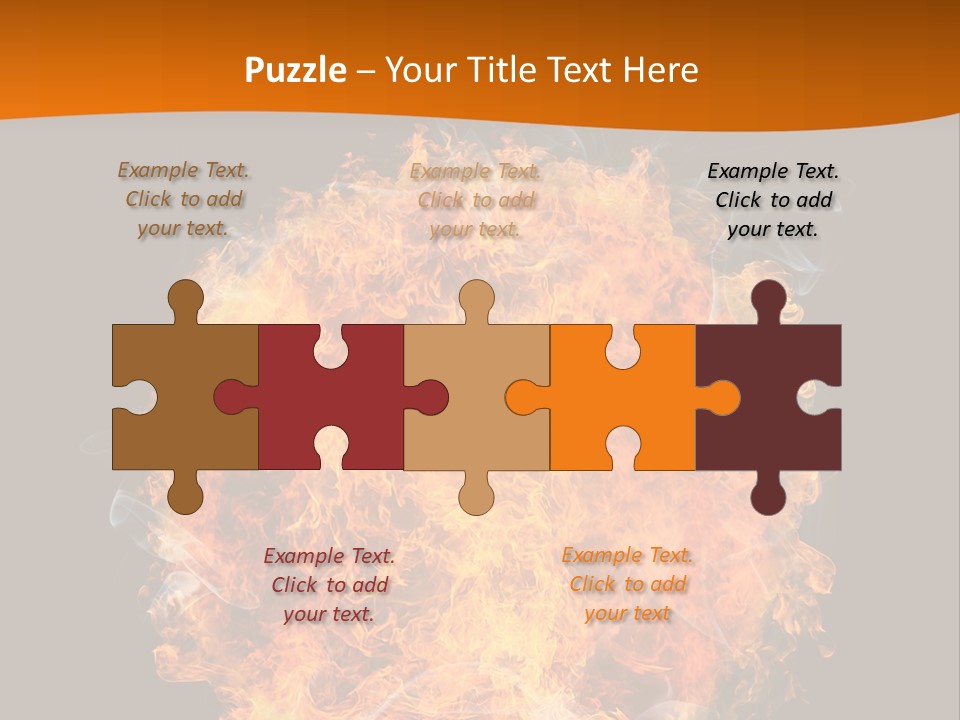 Explosion Black Background PowerPoint Template