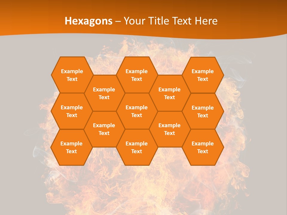 Explosion Black Background PowerPoint Template