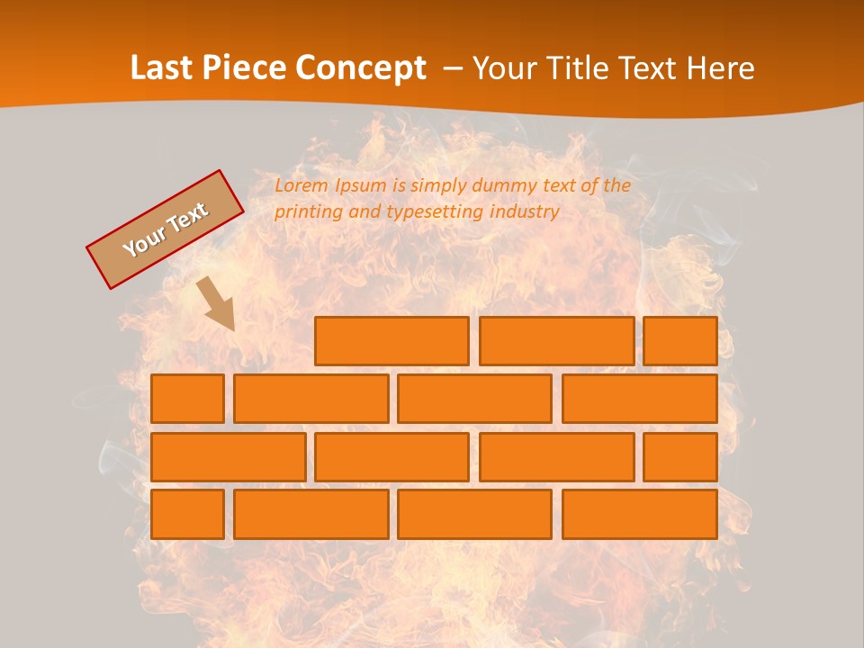 Explosion Black Background PowerPoint Template