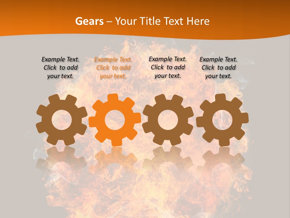 Explosion Black Background PowerPoint Template