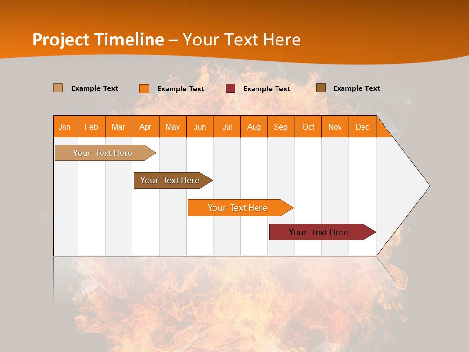 Explosion Black Background PowerPoint Template