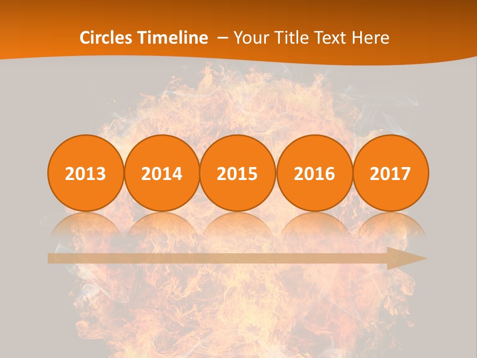 Explosion Black Background PowerPoint Template