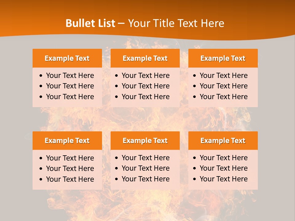 Explosion Black Background PowerPoint Template