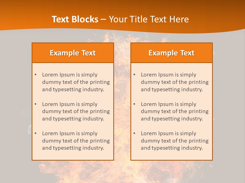 Explosion Black Background PowerPoint Template