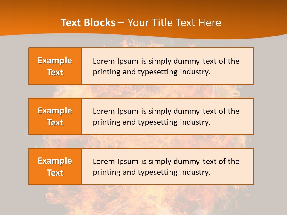 Explosion Black Background PowerPoint Template