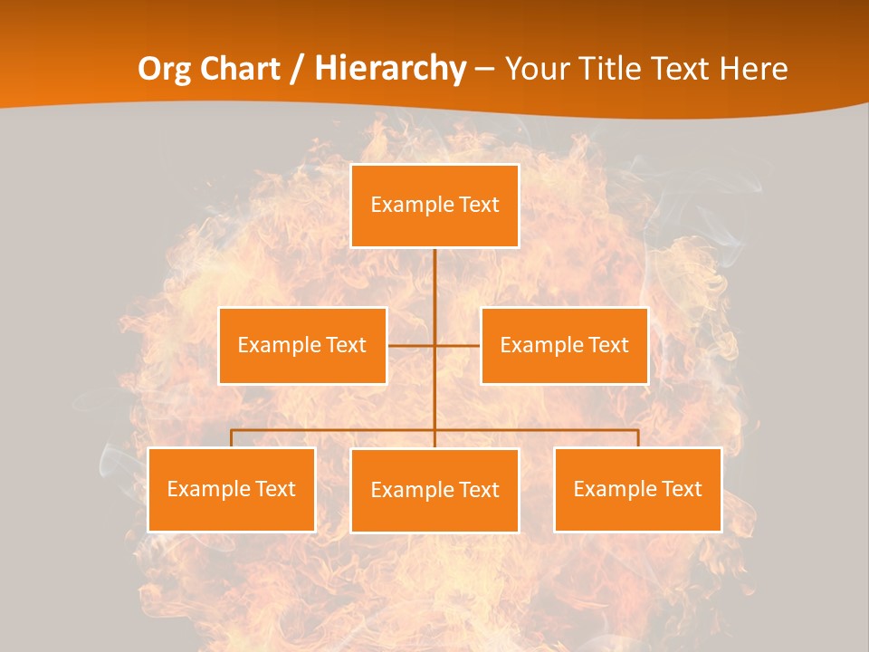 Explosion Black Background PowerPoint Template